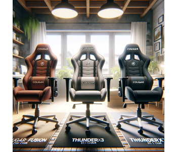 Comparație: Scaunul Cougar Fusion și scaunele ThunderX3 EC1 și DC1