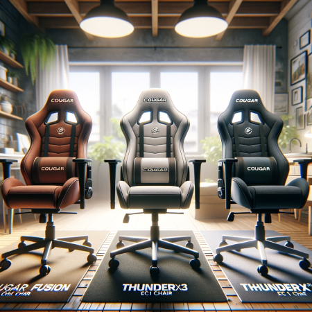 Comparație: Scaunul Cougar Fusion și scaunele ThunderX3 EC1 și DC1