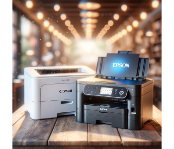Care este diferența: Imprimantă laser Canon LBP-6030B Bundle și Imprimantă cu jet de cerneală Epson EcoTank L1250?