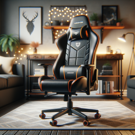 Ghid complet de utilizare a scaunului de gaming Canyon Corax (piele falsă, negru/portocaliu)