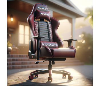 Cum să utilizați corect scaunul de gaming AeroCool Crown AeroSuede din piele falsă, nuanța bordo?