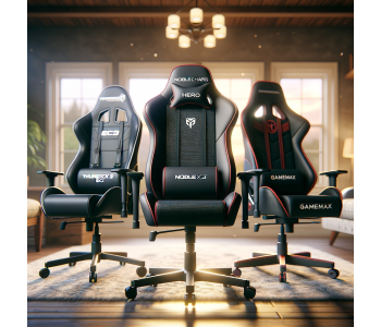 Comparația a trei scaune de gaming: ThunderX3 EC1, Noblechairs Hero și Gamemax GCR08 – cum să alegi varianta optimă?