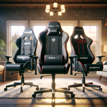 Comparația a trei scaune de gaming: ThunderX3 EC1, Noblechairs Hero și Gamemax GCR08 – cum să alegi varianta optimă?