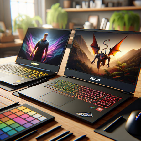 Comparația a trei laptopuri de gaming Lenovo LOQ și ASUS ROG Zephyrus G16: ce să alegi?