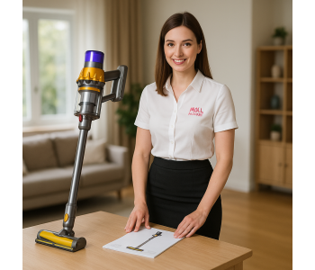 Как правильно пользоваться вертикальным пылесосом Dyson V15 Detect (никель и желтый)
