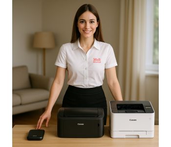 Comparație imprimante Canon: fotoprinterul Zoemini și modelele laser i-SENSYS LBP-6030 și LBP223dw