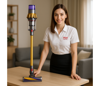 Как правильно пользоваться вертикальным пылесосом Dyson V12 Detect Slim Absolute золотого цвета: подробный гид