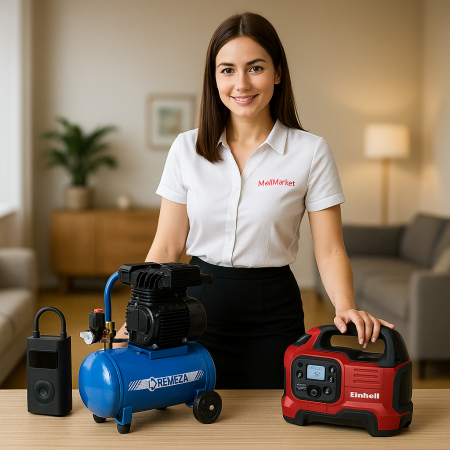 Сравнение компрессоров: Xiaomi Portable Electric Air Compressor 2, Remeza SB4/S-50LB24A и Einhell Pressito 6-в-1