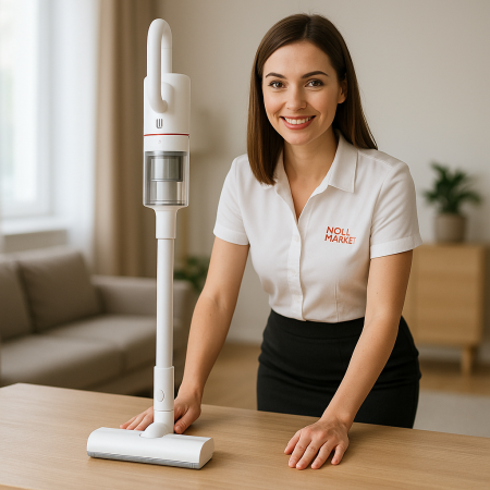 Как правильно пользоваться вертикальным пылесосом Xiaomi Light, белый