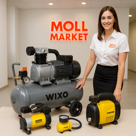 Comparația compresoarelor Pigeon Quick Easy, WIXO V0.17/8 80 l și Pigeon KO-08: cum să alegi?