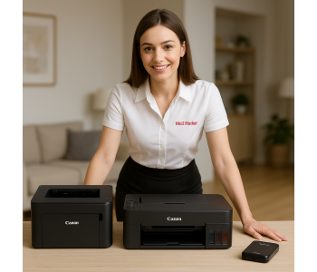 Comparația imprimantelor Canon: laser i-SENSYS LBP113w, inkjet PIXMA G1420 și fotoprinter Zoemini