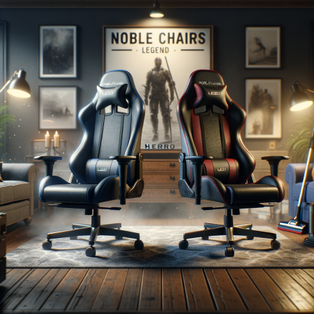 Care sunt diferențele: Scaunele de gaming Noblechairs Legend și Hero