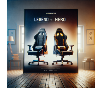 Care este diferența: Scaune gaming Legend și Hero