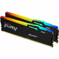 Оперативная память Kingston FURY Beast RGB, DDR5 SDRAM, 5600 МГц, 64Гб, KF556C36BBEAK2-64