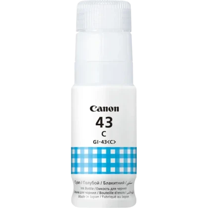 Контейнер с чернилами Canon GI-43, 60мл, Голубой