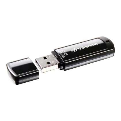 USB Flash накопитель Transcend JetFlash 350, 32Гб, Чёрный