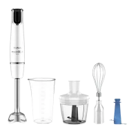 Blender de mână Tefal HB944138, Alb