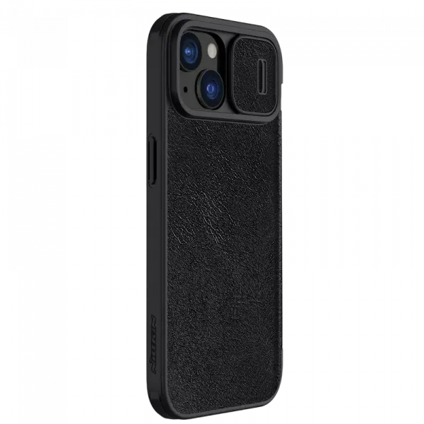 Чехол книжка Nillkin iPhone 15 Pro Max - Qin Pro, Чёрный