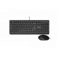 Set Tastatură + Mouse Canyon SET-14, Cu fir, Negru