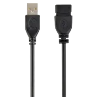 Cablu prelungitor Cablexpert CCP-USB2-AMAF-6, USB Type-A (M)/USB Type-A (F), 1,8m, Negru