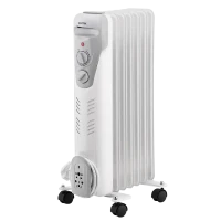 Масляный радиатор VITEK VT-1708, 1500W, Белый