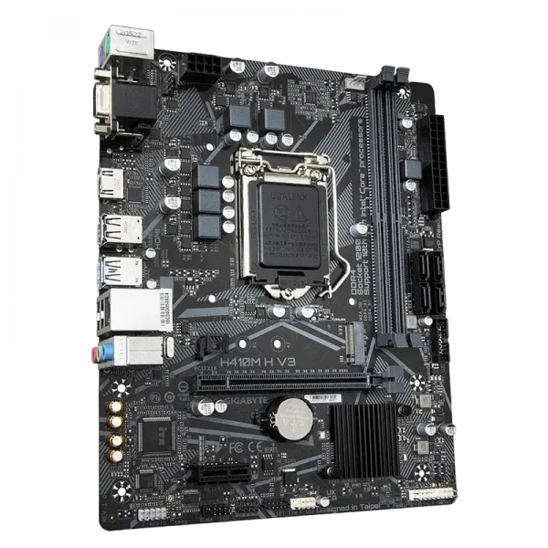 Материнская плата Gigabyte H410M H V3, LGA1200, Intel H510, Micro-ATX