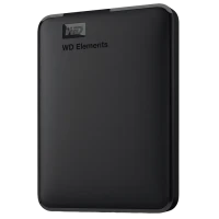 Внешний портативный жесткий диск Western Digital WD Elements, 1 TB, Чёрный (WDBUZG0010BBK-WESN)