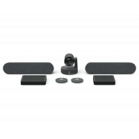 Cameră Web Logitech Rally Plus, UHD-4K, Negru