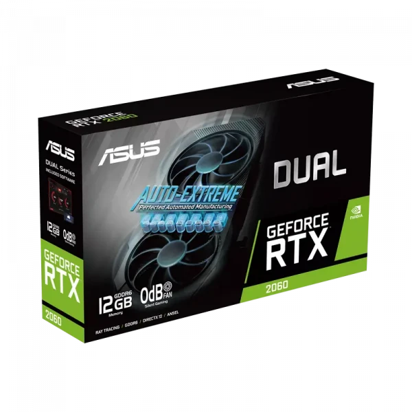 Placă Video ASUS DUAL-RTX2060-12G-EVO, 12GB GDDR6 192bit
