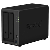 SYNOLOGY DS720+, 2-bay, Intel Celeron 4-core 2-2.7Ghz, 2Gb+1Slot, 2x1GbE, 2xM.2 NVMe