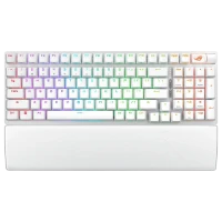 Tastatură ASUS ROG Strix Scope II 96, Cu fir / Fără fir, Alb