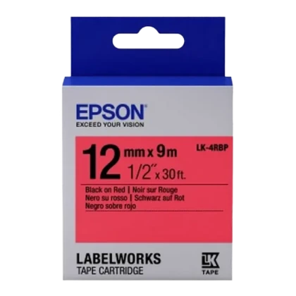 Epson LK-4RBP, 12mm x 9m