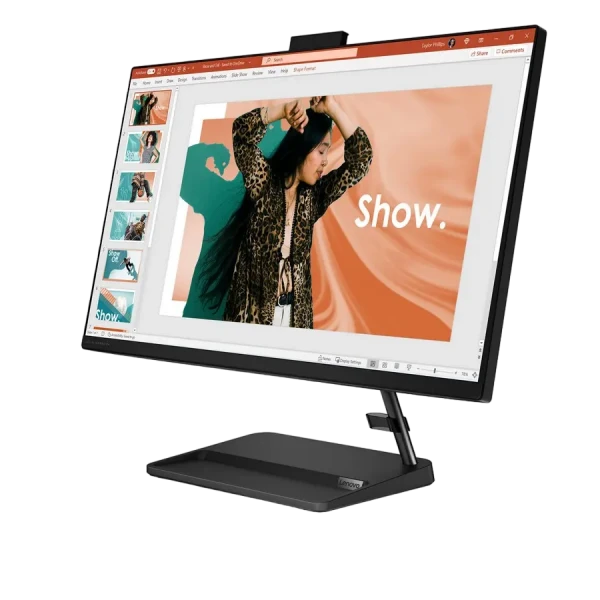 Computer All-in-One Lenovo IdeaCentre 3 27IAP7, 27, Intel Core i5-12450H, 16GB/512GB, Fără SO, Negru