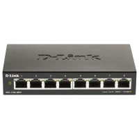 Сетевой коммутатор D-Link DGS-1100-08V2/A1A, 8x 10/100/1000 Мбит/с