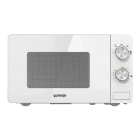 Cuptor cu microunde Gorenje MO20E1W2, Alb