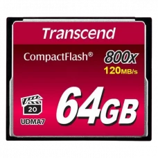 Card de Memorie Transcend CompactFlash 800, 64GB (TS64GCF800)
