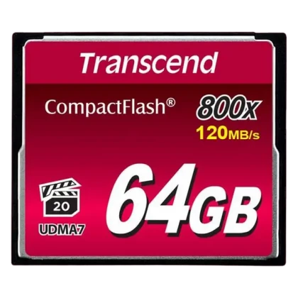 Карта памяти Transcend CompactFlash 800, 64Гб (TS64GCF800)