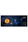 Mouse Pad pentru jocuri Gembird MP-SOLARSYSTEM-XL-01, Large, Negru