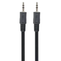 Аудиокабель Cablexpert CCA-404-5M, 3.5mm 3-pin (M) - 3.5mm 3-pin (M), 5м, Чёрный