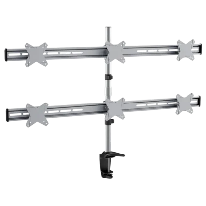 Suport birou pentru monitoare Reflecta PLANO Desk 23-1010S, Argintiu