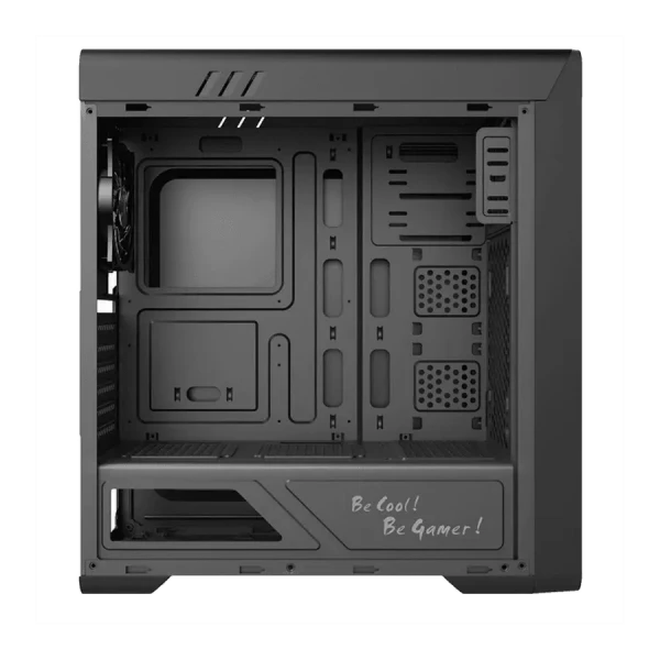 Компьютерный корпус Gamemax RockStar, Midi-Tower, Без блока питания, Чёрный