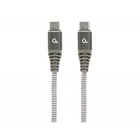 Cablu încărcare și sincronizare Cablexpert CC-USB2B-CMCM60-1.5M, USB Type-C/USB Type-C, 1,5m, Alb