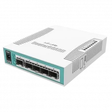 Comutator Router MikroTik CRS106-1C-5S, Alb