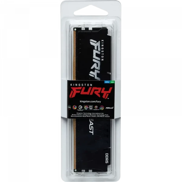 Memorie RAM Kingston FURY Beast, DDR5 SDRAM, 4800 MHz, 16GB, KF548C38BB-16