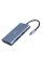 Adaptor Video Cablexpert A-CM-COMBO7-01, USB Type-C - LAN, VGA, HDMI, USB Type-C, USB Type-A, SD card-reader, Gri
