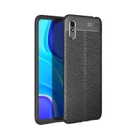 Husă Xcover RedMi 9A - Leather, Negru