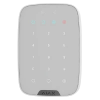 Tastatură tactilă fără fir Ajax KeyPad Plus, Alb