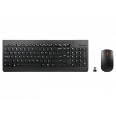 Set Tastatură + Mouse Lenovo Essential, Fără fir, Negru