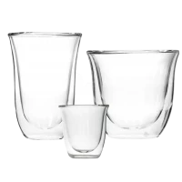 Set de pahare DeLongh DLSC302, 6 buc, Transparent