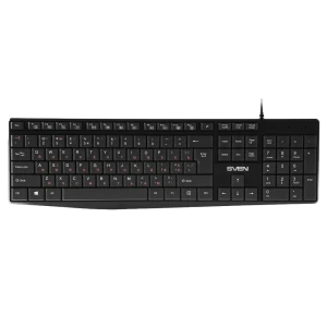 Клавиатура SVEN KB-S305, Проводное, Чёрный